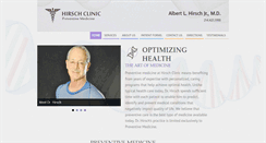Desktop Screenshot of hirschclinic.com