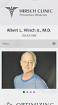 Mobile Screenshot of hirschclinic.com
