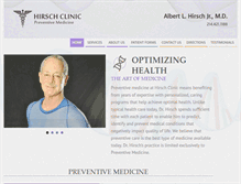 Tablet Screenshot of hirschclinic.com